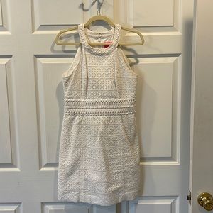 Lilly Pulitzer sz 4 white lace sundress. Perfect condition.